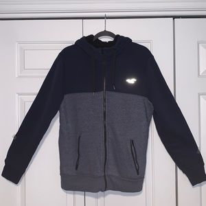HOLLISTER Men’s Sherpa-Lined Zip-Up Hoodie